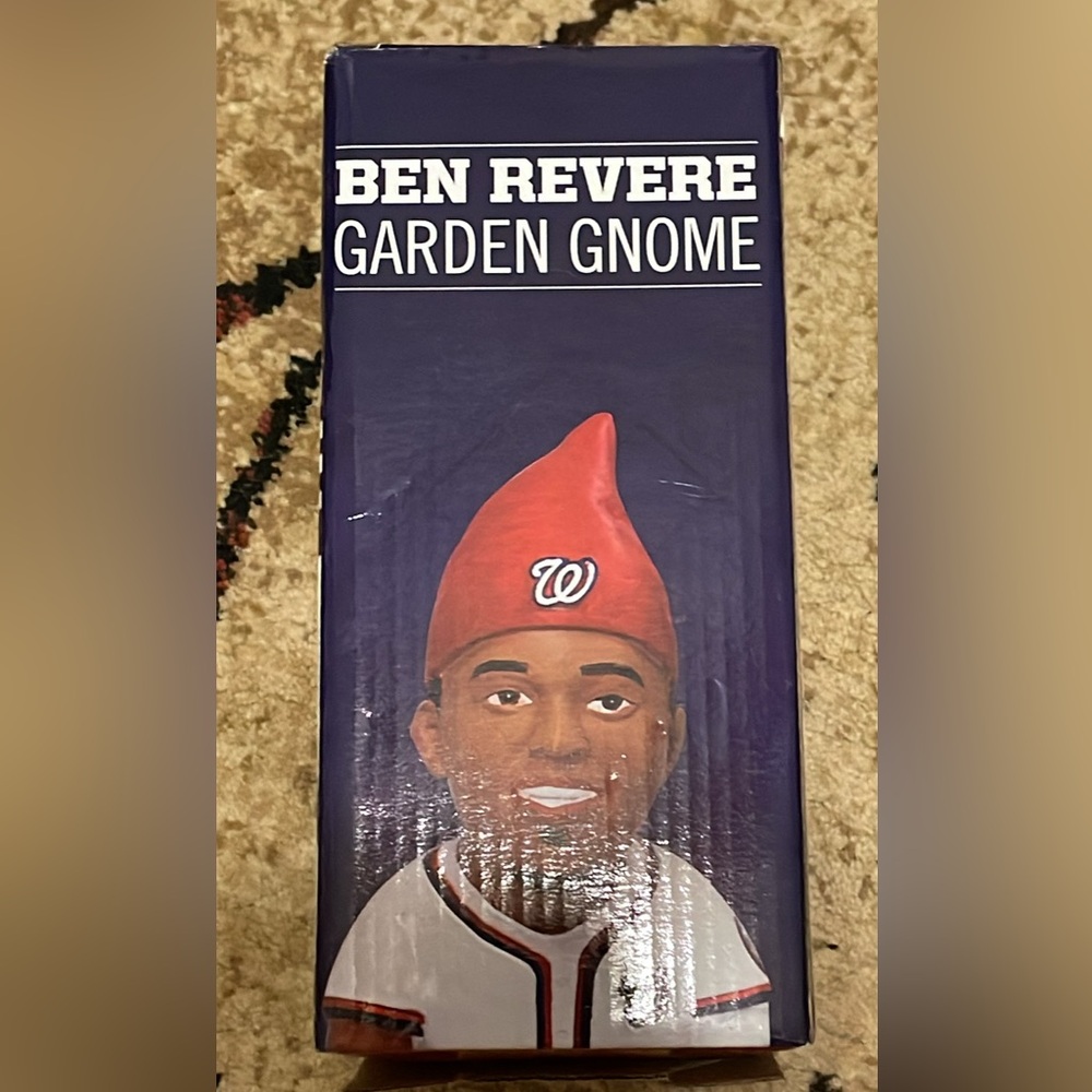 Washington Nationals Ben Revere Garden Gnome (New in Box)